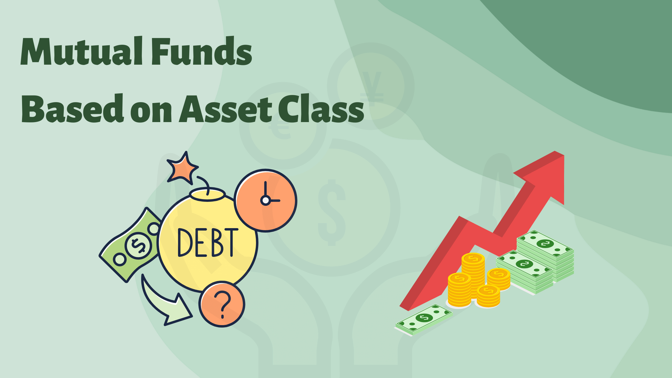 types of mutual fund in india, mutual fund based on asset class